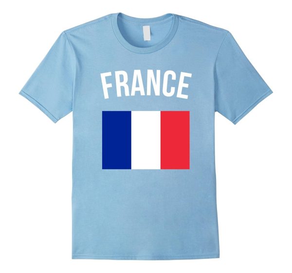 France T-shirt French Flag Tee Vacation Travel Gift Souvenir